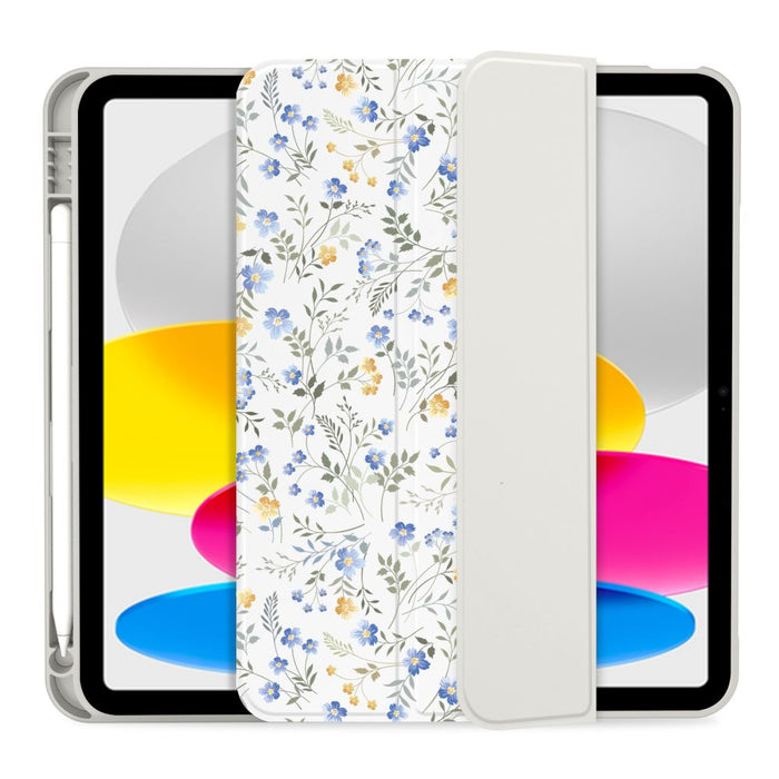 Tech-Protect SC Pen Case for iPad 10.9" 2022 (10th gen.) / 11" 2025 (11th gen.) - Daisies with Leaves