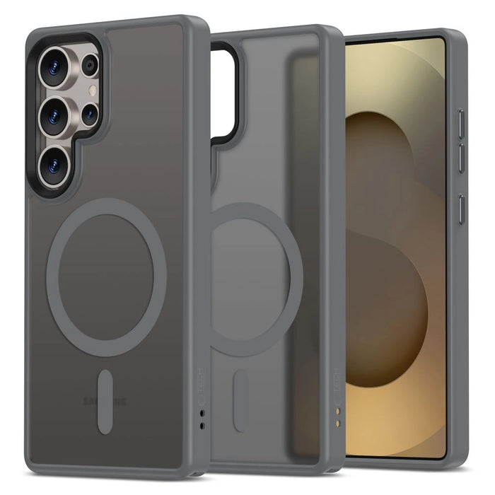 Tech-Protect MagMat MagSafe Case for Samsung Galaxy S25 Ultra - Clear Gray