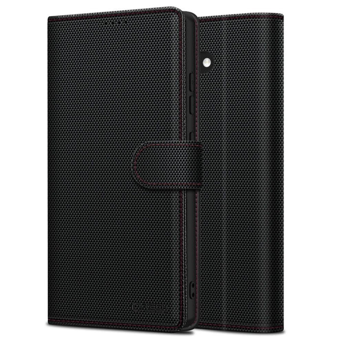 TECH-PROTECT WALLET RS IPHONE 16E BLACK/RED Tech-Protect Wallet case for iPhone 16e - black