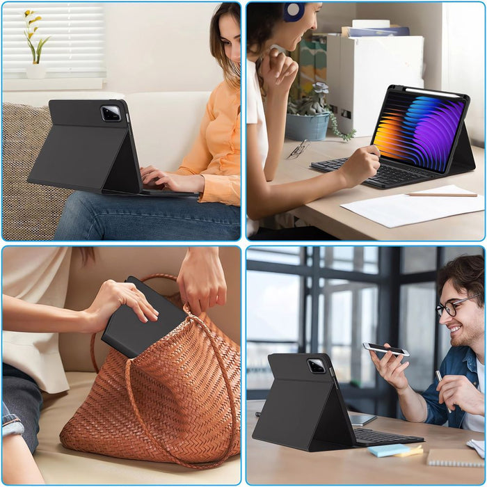 Tech-Protect SC Pen + Keyboard Case for Xiaomi Pad 7 / 7 Pro - Black