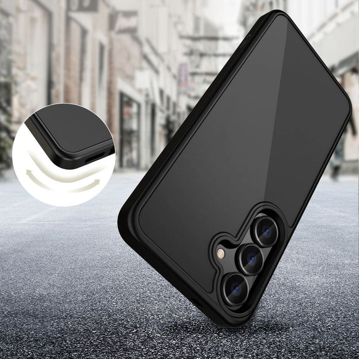Tech-Protect MagMat Case for Samsung Galaxy S25 Edge - Matte Black
