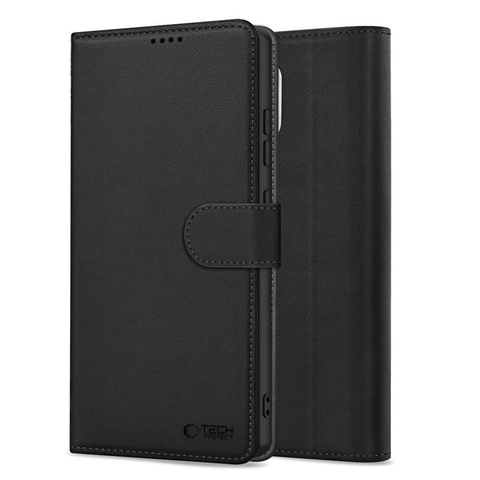 Tech-Protect Wallet Case for Samsung Galaxy S25 Edge - Black