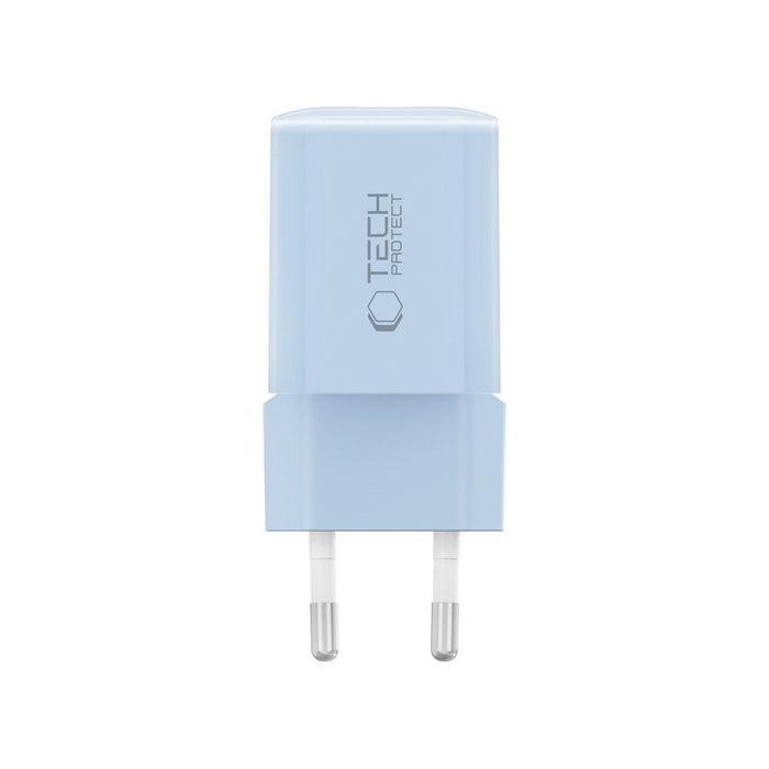 Tech-Protect NCM33W 2-port PD33W/QC3.0 wall charger - blue