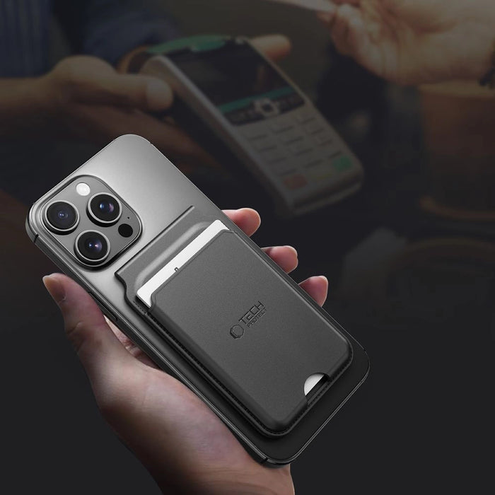 Tech-Protect MagWallet Stand MagSafe Universal Case - Black