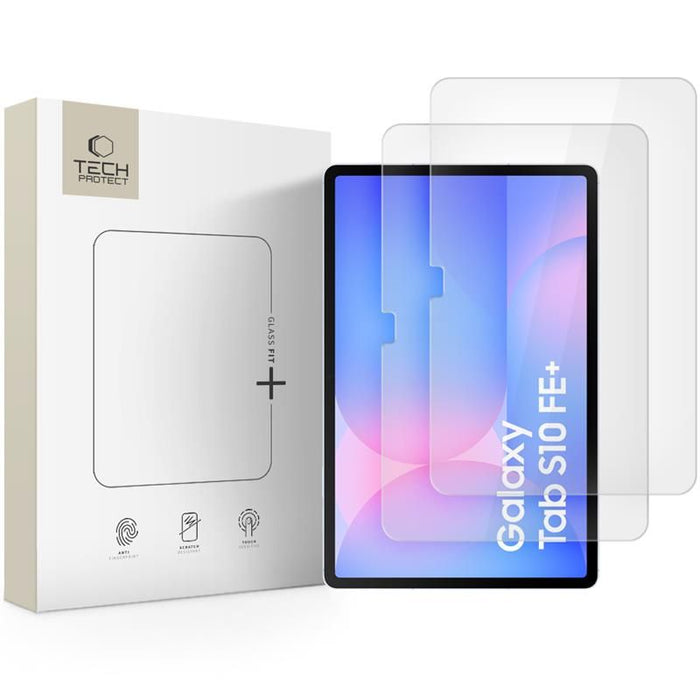 Tech-Protect Glass Fit+ Tempered Glass for Samsung Galaxy Tab S10 FE+ 13.1 620 / X626B