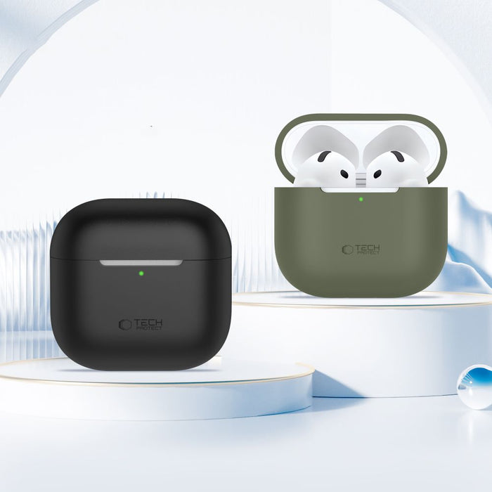 Tech-Protect Silicone Case for Apple AirPods 4 - Beige