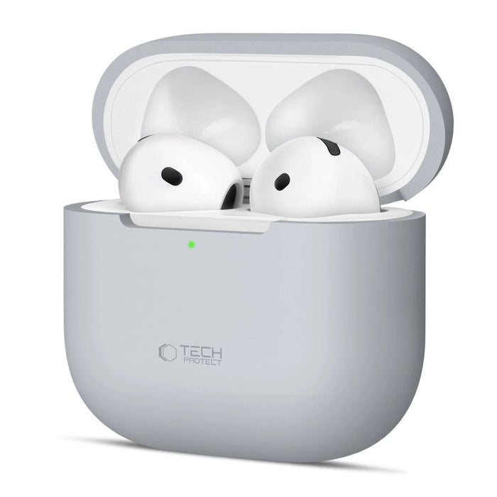 Tech-Protect Silicone Case for Apple AirPods 4 - Gray