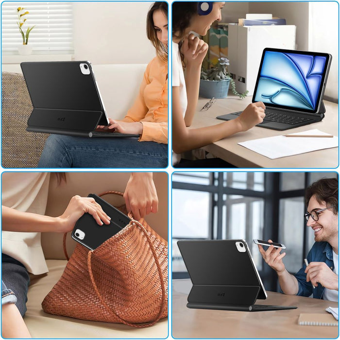 Tech-Protect Smartcase Magnetic with Keyboard for iPad Air 10.9” (2020/2022) / 11” (2024/2025/2026) - Black