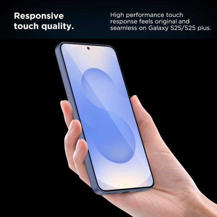 Tech-Protect Quick Set+ Tempered Glass for Samsung Galaxy S25 - Transparent