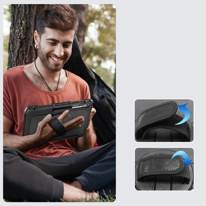 Tech-Protect Solid Case for Samsung Galaxy Tab S10 FE+ - Black
