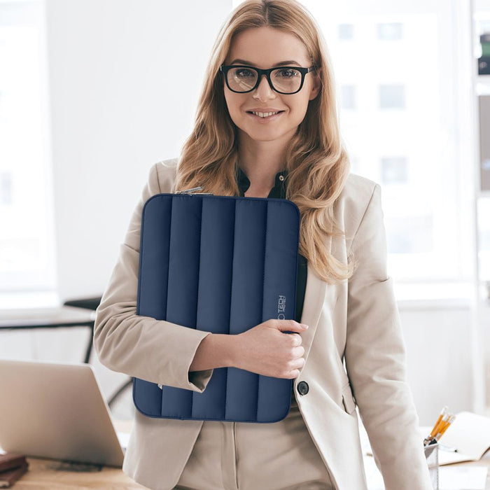 Tech-Protett Fluffy Laptop Bag 13-14 - Navy Blue