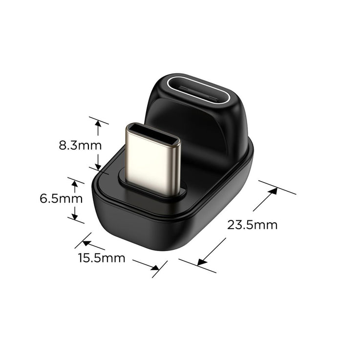 Tech-Protect Ultraboost AA04 USB-C Angled Adapter - Black