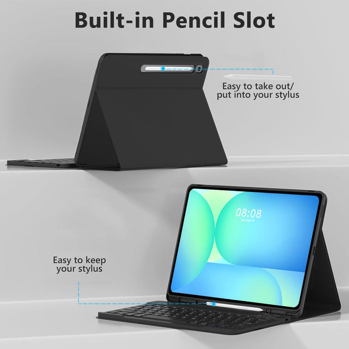 Tech-Protect SC Pen + Keyboard Case for Samsung Galaxy Tab S10 FE+ 13.1 X620 / X626B - Black