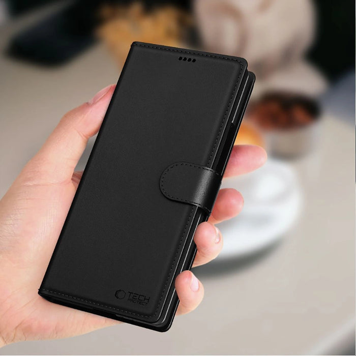 Tech-Protect Wallet Case for Samsung Galaxy Z Fold 7 - Black