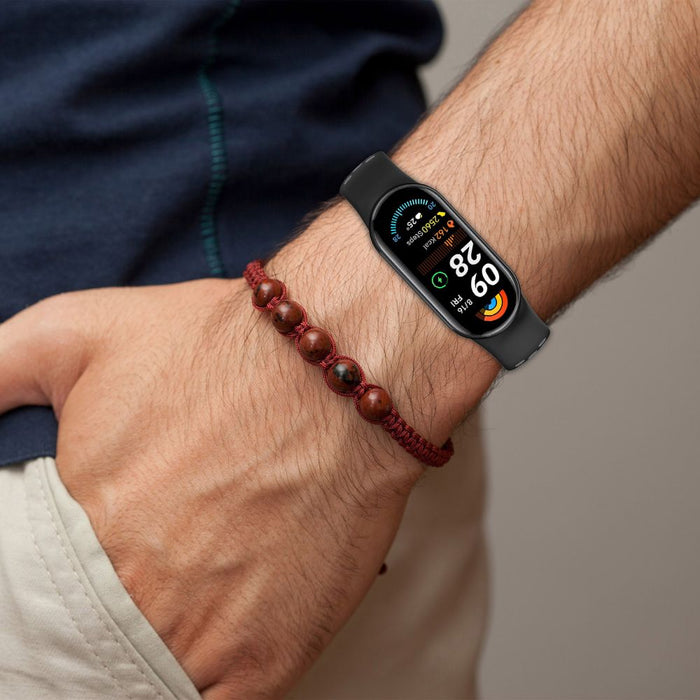 Tech-Protect IconBand Air Strap for Xiaomi Smart Band 8 / 9 / 10 / NFC - Black and Red