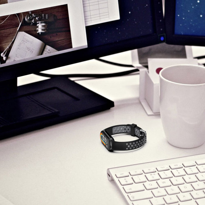 Tech-Protect IconBand Air Strap for Xiaomi Smart Band 8 / 9 / 10 / NFC - Black and Yellow