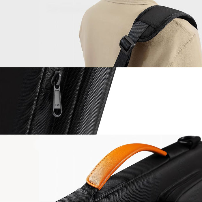 Tech-Protect Defender Bag for 15-16 Laptop - Black and Orange
