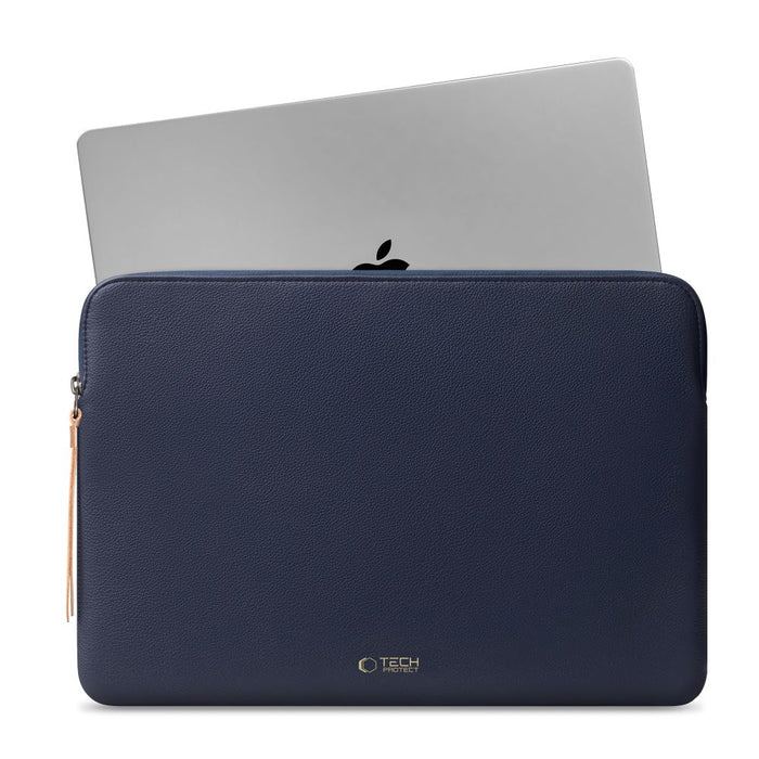 Tech-Protect Fleece Laptop Bag 15-16 - Navy Blue