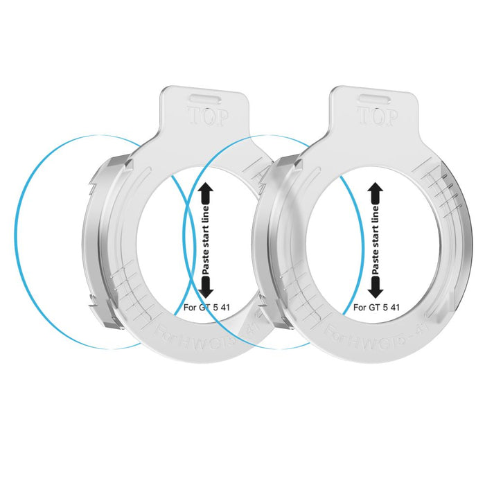 Tech-Protect Easy Set+ 2-pack tempered glass for Huawei Watch GT 5 41 mm - transparent
