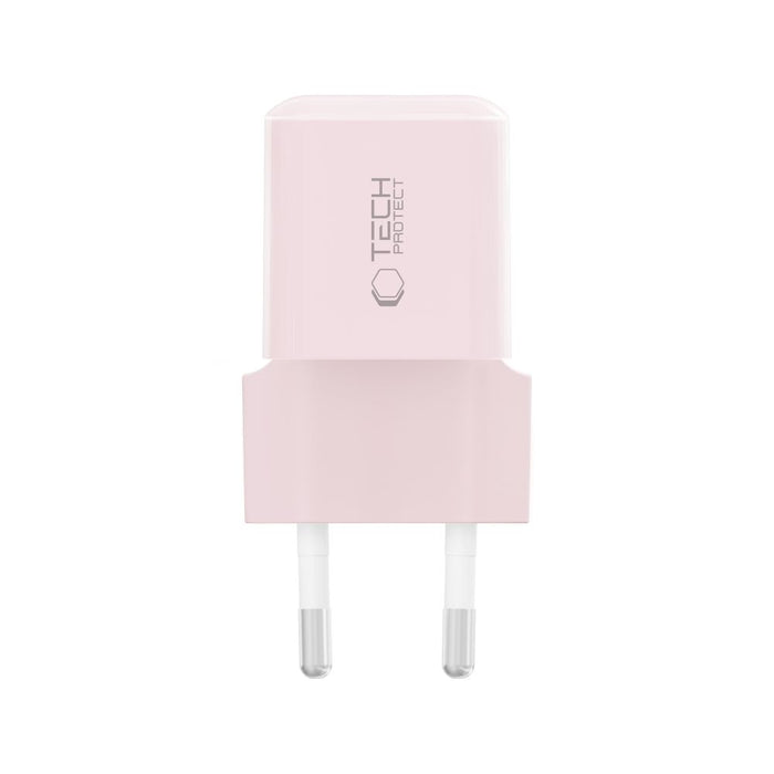 Tech-Protect NCM25 USB-C PD 25W Wall Charger - Pink