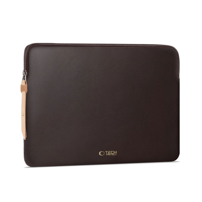Tech-Protect Fleece Laptop Bag 13-14" - Brown