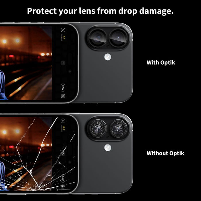 Tech-Protect Camring Fit+ Camera Cover for iPhone 17 - Black