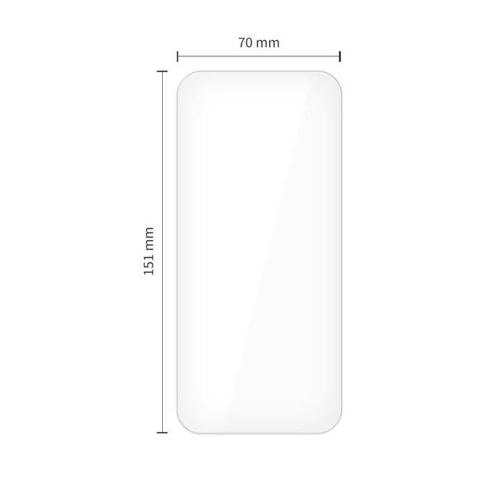 Tech-Protect Glass Fit+ 2-pack tempered glass for iPhone 17 Air - transparent