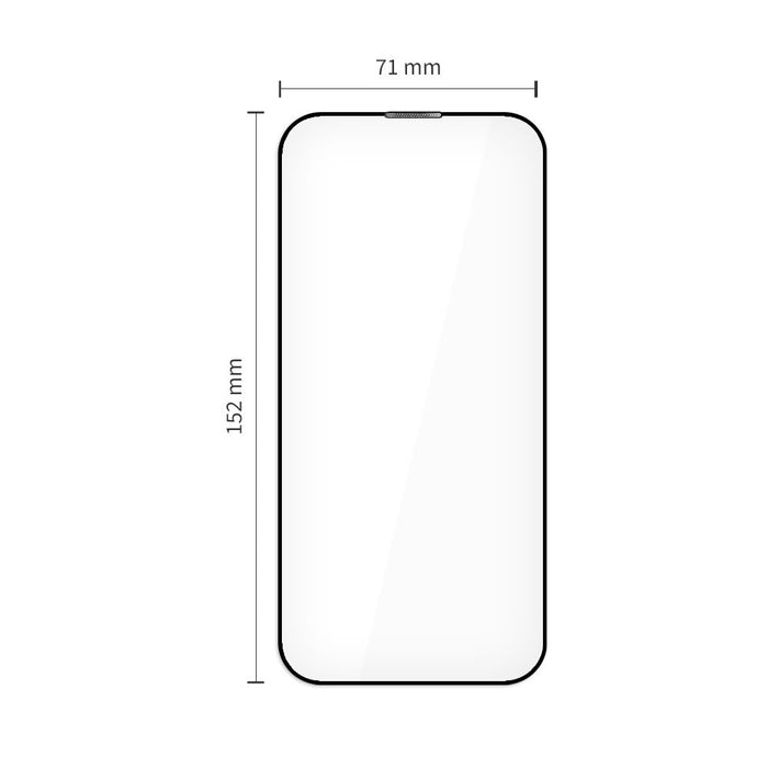 Tech-Protect Quick Set+ 2-pack tempered glass for iPhone 17 Air - black