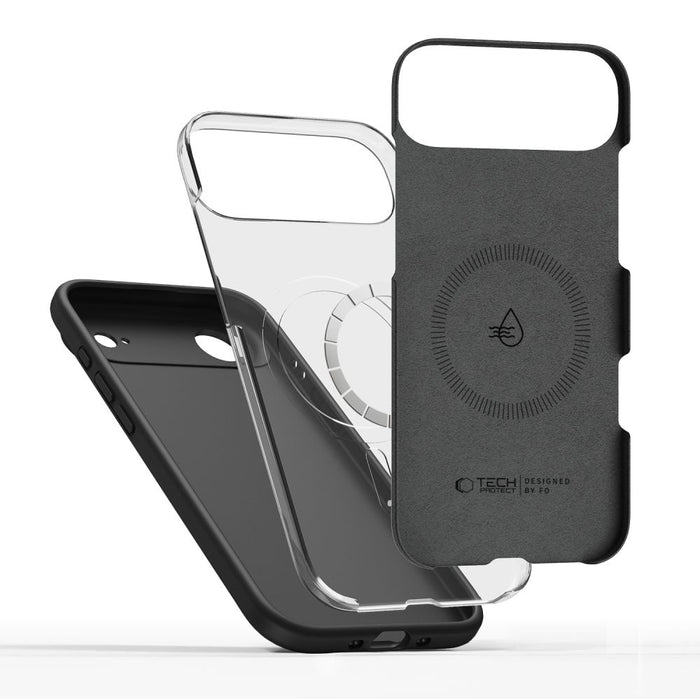 Tech-Protect Silicone MagSafe Case for iPhone 17 Air - Black