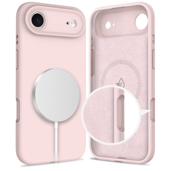 Tech-Protect Silicone MagSafe Case for iPhone 17 Air - Pink