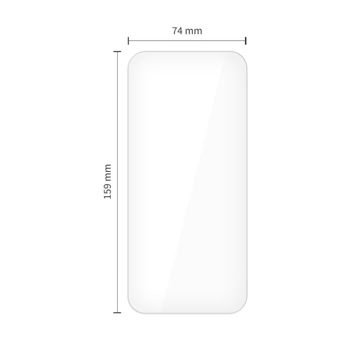 Tech-Protect Easy Set+ 3-pack tempered glass for iPhone 16 Pro Max / 17 Pro Max - transparent