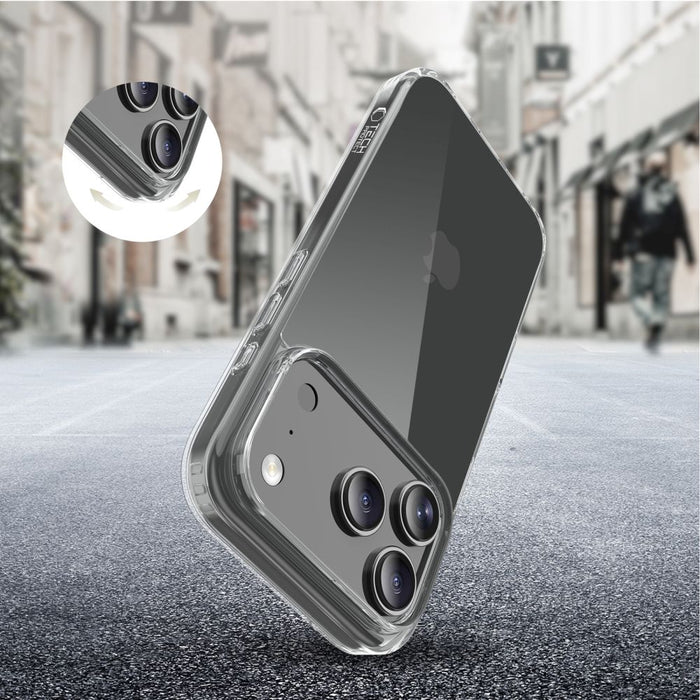 Tech-Protect FlexAir Hybrid Case for iPhone 17 Pro Max - Clear