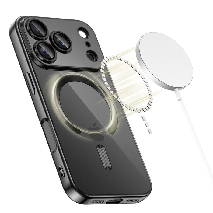 Tech-Protect MagFlex MagSafe Case for iPhone 17 Pro Max - Clear Black
