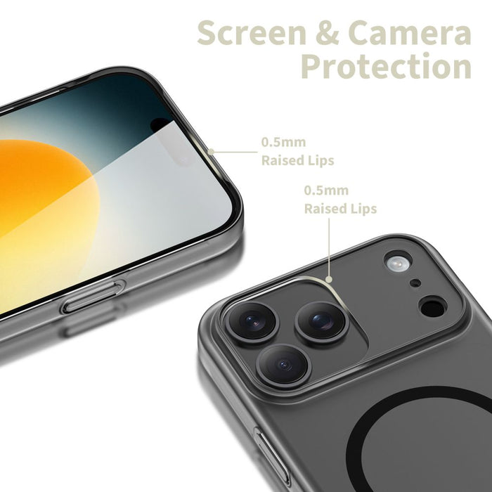 Tech-Protect MagSlim MagSafe Case for iPhone 17 Pro Max - Matte Black