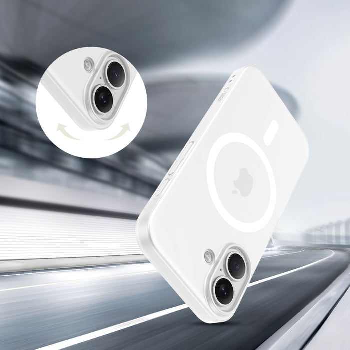 Tech-Protect MagSlim MagSafe case for iPhone 17 - matte white