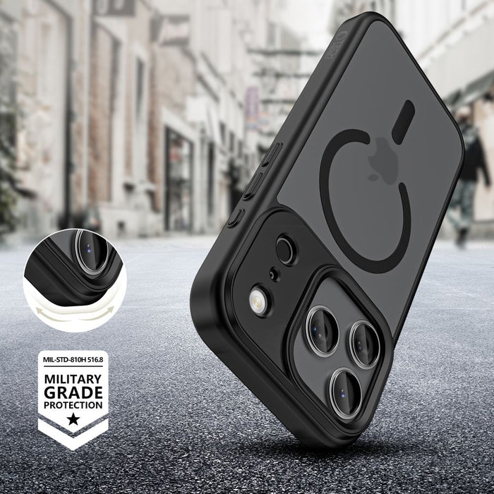 Tech-Protect MagMat XT 4-set MagSafe Case for iPhone 17 Pro - Matte Black