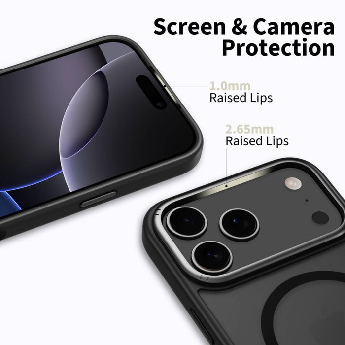 Tech-Protect MagEdge MagSafe Case for iPhone 17 Pro Max - Matte Black