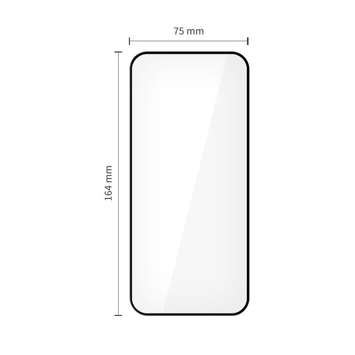 Tech-Protect Glass Fit+ 2-pack tempered glass for Xiaomi Redmi 15 4G / 5G - black