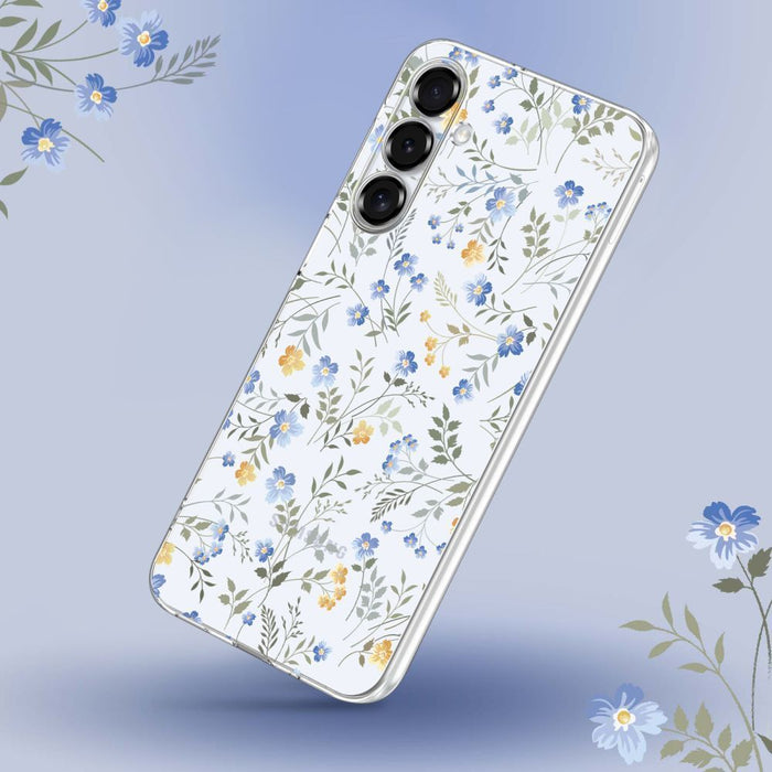 Tech-Protect FlexAir Case for Xiaomi Redmi 15 4G / 5G - Daisies with Leaves