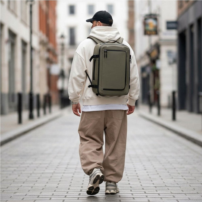 Tech-Protect Defender S50 Backpack for Ryanair &amp; Wizzar, 20L Laptop - Olive