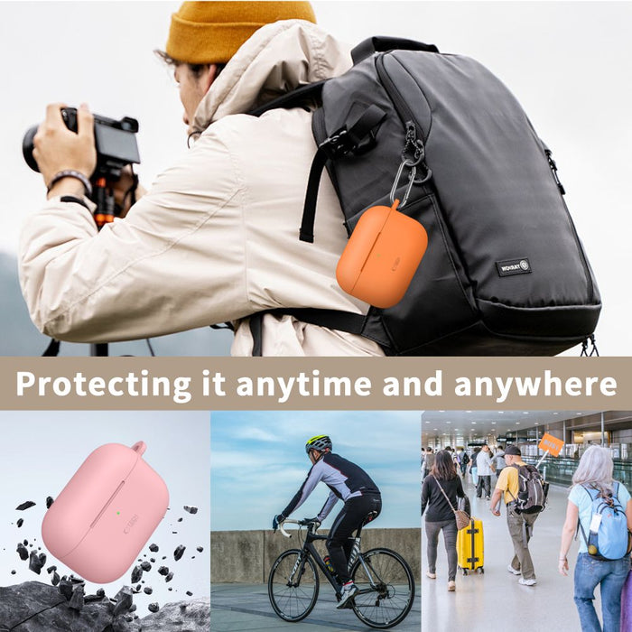 Tech-Protect Silicone Hook Case for AirPods Pro 3 - Black