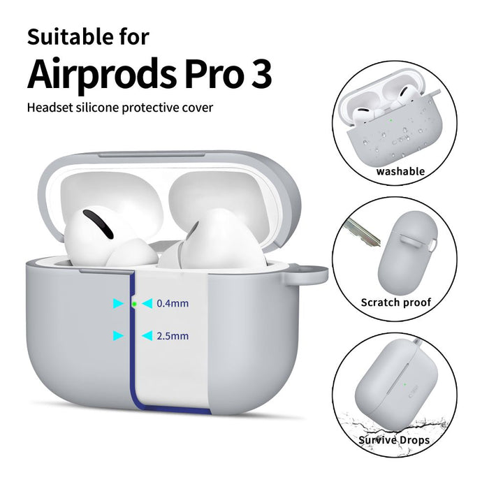 Tech-Protect Silicone Hook Case for AirPods Pro - Gray