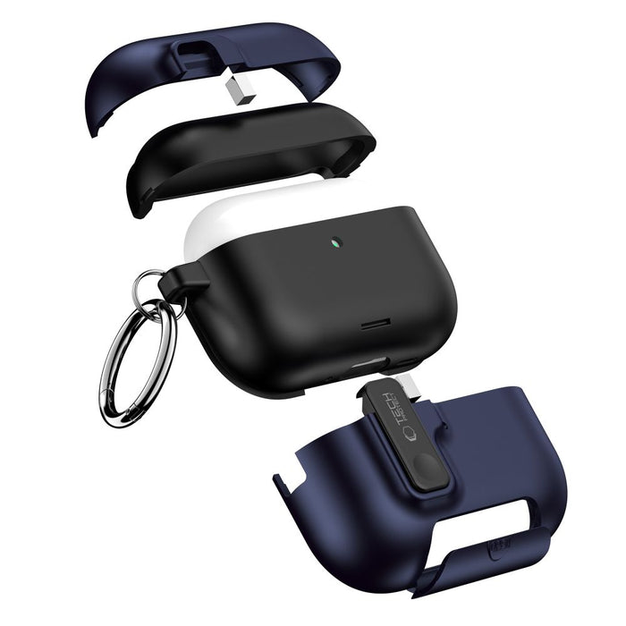 Tech-Protect Slim Hook Case for AirPods Pro 3 - Navy Blue