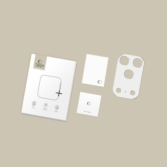 Tech-Protect Camalloy Fit+ Camera Cover for iPhone 17 Pro Max - Silver