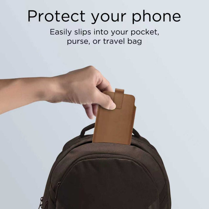 Tech-Protect SM65 case for 6.0-6.9" smartphones - brown