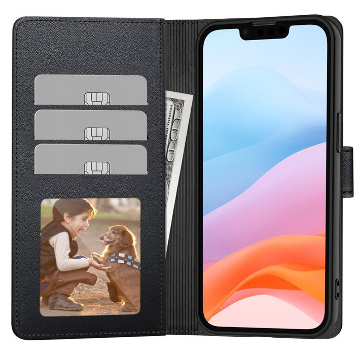 Xiaomi 15T Tech-Protect Wallet Case - Black