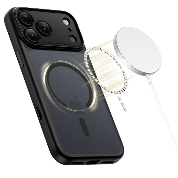 Tech-Protect Magpeak Magsafe CC Case for iPhone 17 Pro Max - Matte Black
