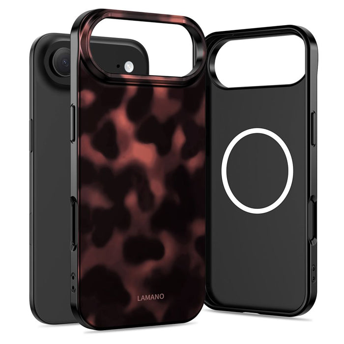 Tech-Protect Lamano MagSafe Case for iPhone Air - Black and Red