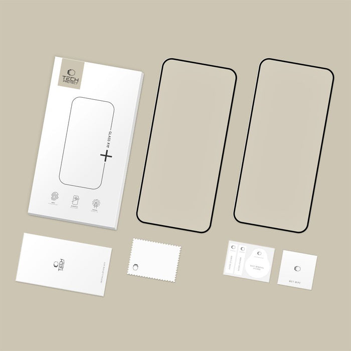 Tech-Protect Glass Fit+ 2-pack tempered glass for Xiaomi 15T / 15T Pro - black