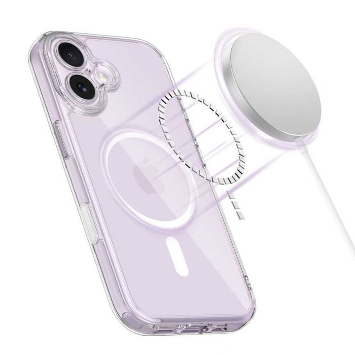 Tech-Protect Magpeak Magsafe CC Case for iPhone 17 - Clear